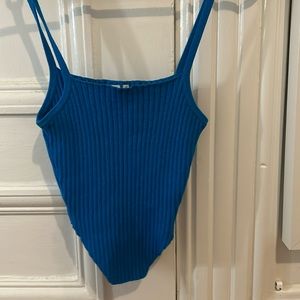 Tank top bleu